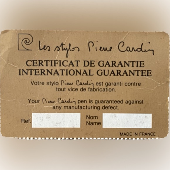 Pierre Cardin Ballpoint Pen With Blue Ink - Picture 4 of 5